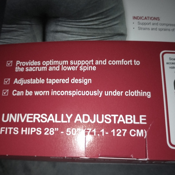 New Sacro Back Brace - Picture 7 of 8